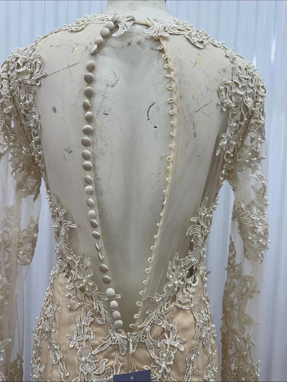 Elegant Lace Long Sleeve Dress - Picture 14 of 17